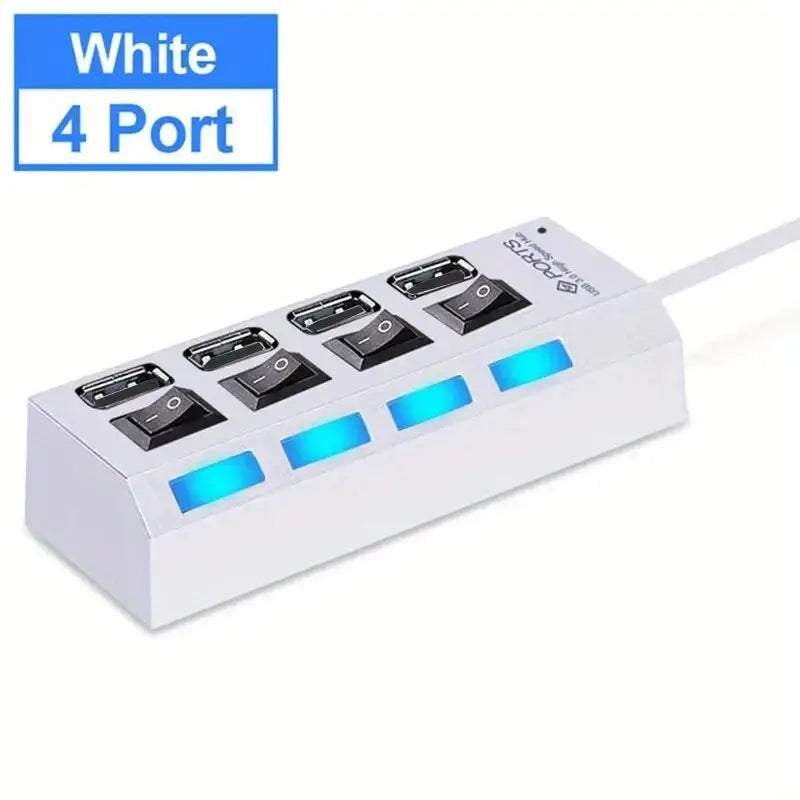 High Speed 7 Port USB Hub