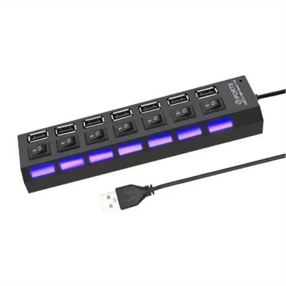 High Speed 7 Port USB Hub