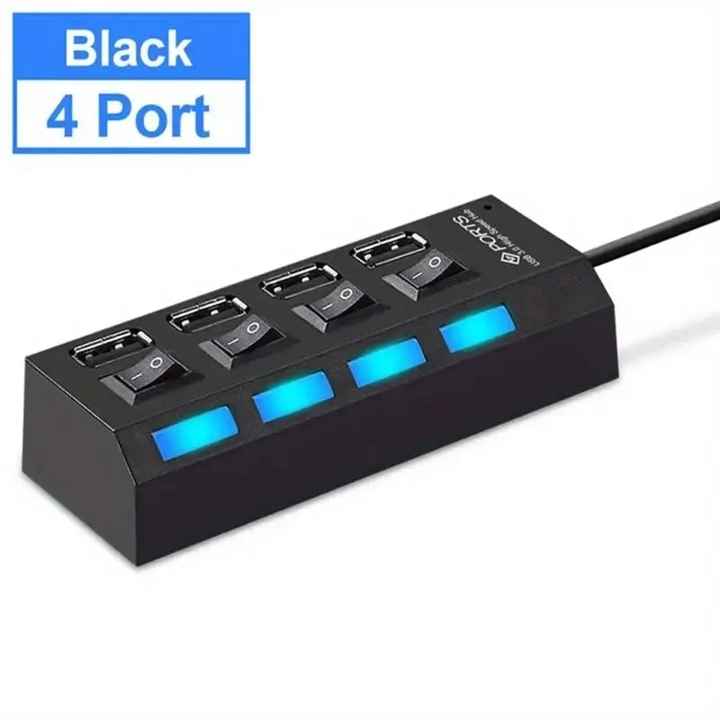 High Speed 7 Port USB Hub